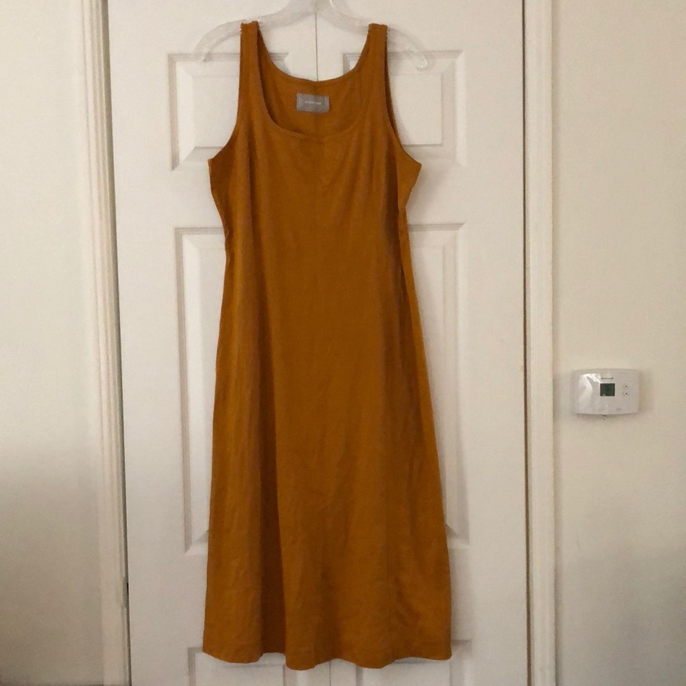 🍁 Fall Ready 🍁 Everlane Women's Midi Dress in Mustard